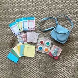 Polaroid Case with Different Lenses, Frames, and Backgrounds